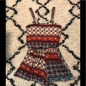 Multi color romper